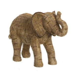 Figura Elefante Efecto Ratán - "FEL"